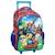 Sac à roulettes garçon pat patrouille imprimé rescue wheels 46 cm Bleu / rouge 1 - vertbaudet enfant 