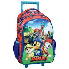 Sac à roulettes pat patrouille imprimé rescue wheels 46 cm  - vertbaudet enfant