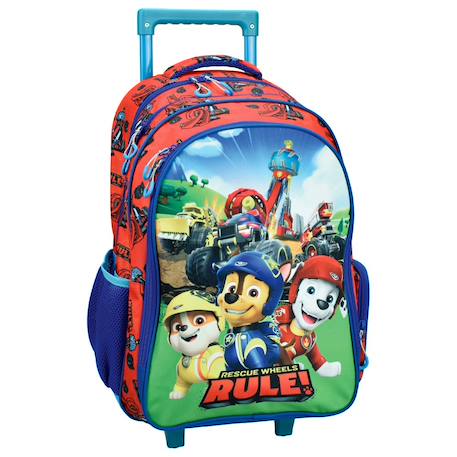 Garçon-Accessoires-Cartable, trousse-Sac à roulettes pat patrouille imprimé rescue wheels 46 cm