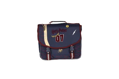 Harry potter - cartable 38 cm quidditch - garçon - bleu/bordeaux - 2 compartiments Bleu 1 - vertbaudet enfant 