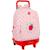 Sac à dos à roulettes glowlab fraise 45 cm trolley haut de gamme Multicolore 1 - vertbaudet enfant 