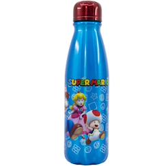 Puériculture-Repas-Gourde enfant en aluminium 600 ml super mario family