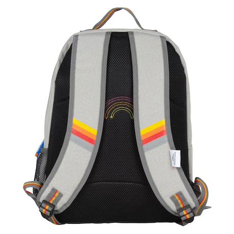 Sac à dos cmp french disorder 2 compartiments zippés – 42 cm Bleu / gris / anthracite / bleu 3 - vertbaudet enfant 
