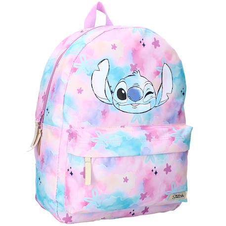 Sac à dos zip enfants stitch surf & sun 39 cm polyester lilo & stitch Multicolore 1 - vertbaudet enfant 