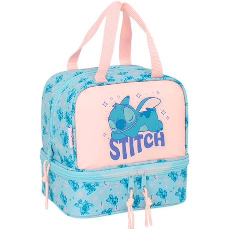 Sac goûter stitch ohana 20 cm - sac déjeuner Multicolore 1 - vertbaudet enfant 