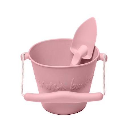Ensemble seau et pelle - jouet de jardin et de plage souple et coloré Cool grey+Duck egg blue+Dusty rose+Light purple 5 - vertbaudet enfant 