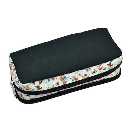 Trousse fille rembourrée double compartiment licorne love 23 cm Blanc / rouge / noir 3 - vertbaudet enfant 