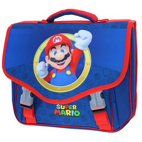 Garçon-Accessoires-Cartable, trousse-Cartable super mario bros 2 compartiments 38 cm
