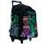 Sac à dos roulettes minecraft 46 cm polyester Noir 1 - vertbaudet enfant 