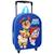 Sac à roulettes maternelle garçon pat patrouille rescue pup 32 cm - trolley enfant Bleu / multicolore 1 - vertbaudet enfant 