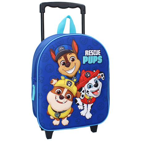 Sac à roulettes maternelle garçon pat patrouille rescue pup 32 cm - trolley enfant  - vertbaudet enfant