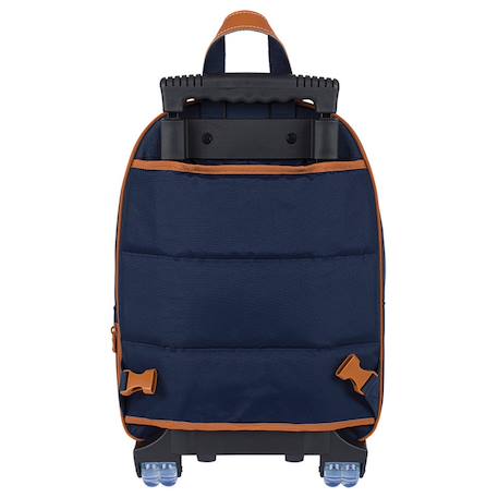Trolley backpack 41 cm camille collection 2026 Bleu / noir / gris 4 - vertbaudet enfant 