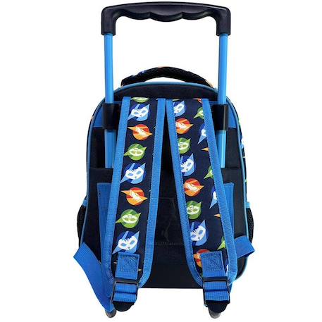 Sac à dos à roulettes maternelle pj masks must 31 cm Bleu marine 2 - vertbaudet enfant 