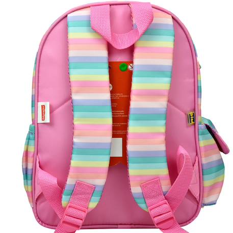 Sac à dos préscolaire 3d licorne en polyester fisher-price Blanc / rose / bleu 2 - vertbaudet enfant 