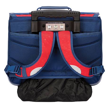 Sac à dos trolley 38 cm cp-ce2 morgan les fantaisies Noir / rouge 2 - vertbaudet enfant 