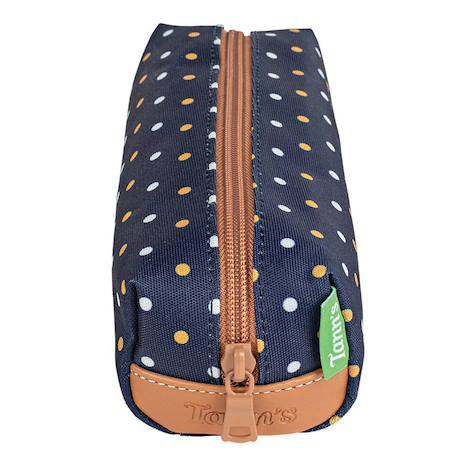 Trousse zippée simple 21 cm 1 compartiment résistante à l’eau Bleu / multicolore 3 - vertbaudet enfant 