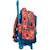 Sac à dos trolley garçon cars en polyester imprimé Bleu / rouge 2 - vertbaudet enfant 