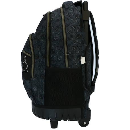 Sac à dos à roulettes gamer 46 cm trolley haut de gamme - cartable Multicolore 2 - vertbaudet enfant 