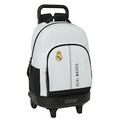 Sac à dos à roulettes real madrid & 45 cm - trolley scolaire  - vertbaudet enfant