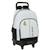 Sac à dos à roulettes real madrid & 45 cm - trolley scolaire Noir / blanc 1 - vertbaudet enfant 