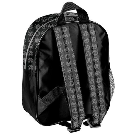 Sac maternelle iron man avengers marvel 28 cm poche filet avengers Noir / rouge 3 - vertbaudet enfant 