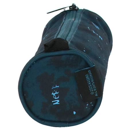 Trousse ronde nerf splash à fermeture zippée – polyester résistant 22 cm Bleu / kaki / bleu 3 - vertbaudet enfant 