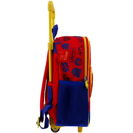 Sac à dos à roulettes cars flash mcqueen rusteze 30 cm maternelle - haut de gamme Multicolore 4 - vertbaudet enfant 