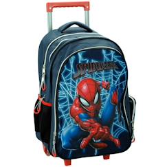 Sac à dos à roulettes spider-man imprimé en tissu haute qualité  - vertbaudet enfant