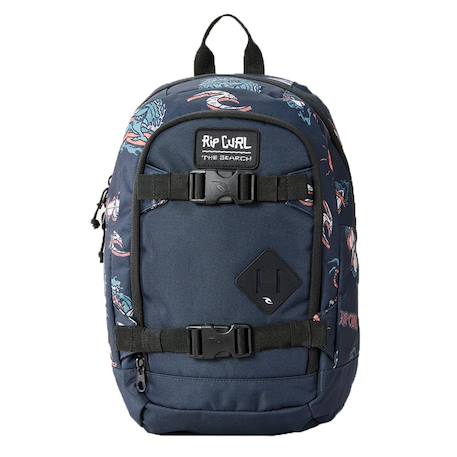 Sac à dos rip curl posse sml textile imprimé surf Bleu / orange 2 - vertbaudet enfant 