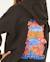 Sweat à capuche sunshine squad   fille Washed black 5 - vertbaudet enfant 