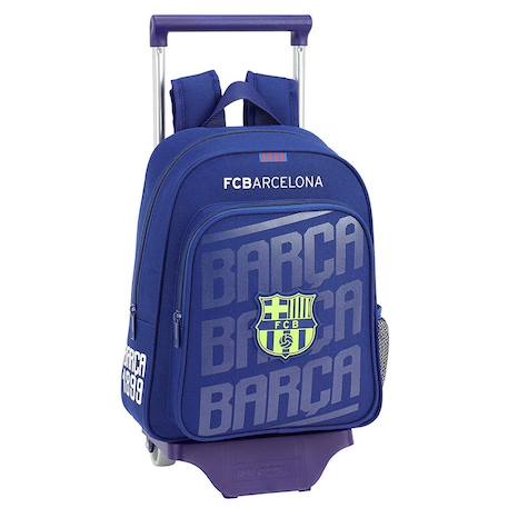 Garçon-Accessoires-Cartable, trousse-Sac à dos trolley à roulettes fc barcelona - 34 cm - 1 compartiment