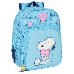 Sac à dos maternelle fille snoopy love léger et résistant 34 cm  - vertbaudet enfant
