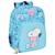 Sac à dos maternelle snoopy love léger et résistant 34 cm Bleu / rose / blanc 1 - vertbaudet enfant 