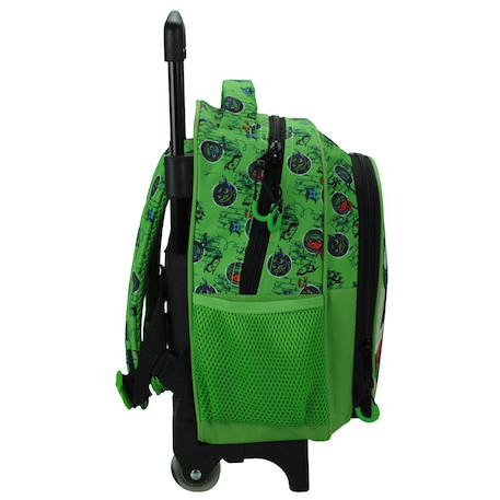Sac à roulettes maternelle tortues ninja activated 30 cm Vert 3 - vertbaudet enfant 