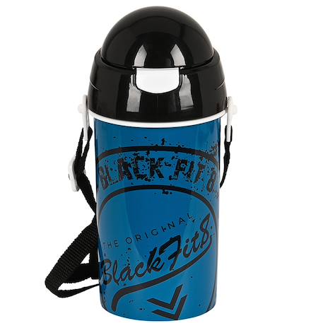 Gourde isotherme cmp backfit8 stamp 500 ml à bandoulière Noir / bleu / marine / bleu 1 - vertbaudet enfant 