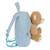 Sac à dos maternelle garçon peluche avec ourson amovible Bleu 2 - vertbaudet enfant 
