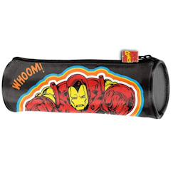 Trousse ronde tissu synthétique avengers motif iron man  - vertbaudet enfant