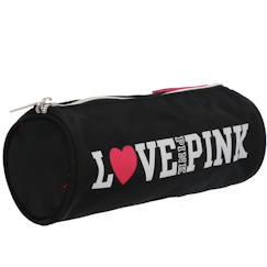 Jouet-Trousse fille ronde école cmp love - fermeture zippée 22 cm