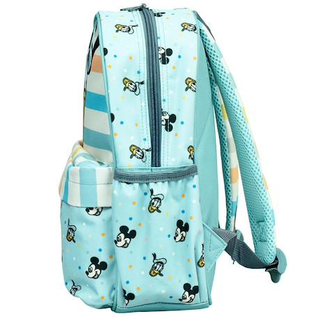 Sac à dos maternelle personnages donald et mickey mouse 30 cm Bleu / blanc 3 - vertbaudet enfant 