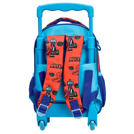 Sac trolley maternelle rescue wheels pat patrouille 30 cm Bleu / rouge 3 - vertbaudet enfant 