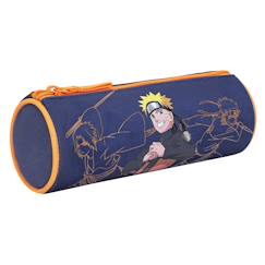 Jouet-Matériel scolaire-Trousse garçon ronde naruto en textile tissé qualité supérieure