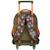 Sac à dos à roulettes 45 cm 3 compartiments zippés outdoor Noir / kaki / gris 2 - vertbaudet enfant 