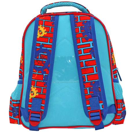 Sac à dos préscolaire polyester motif brique spiderman Bleu / rose / clair 2 - vertbaudet enfant 