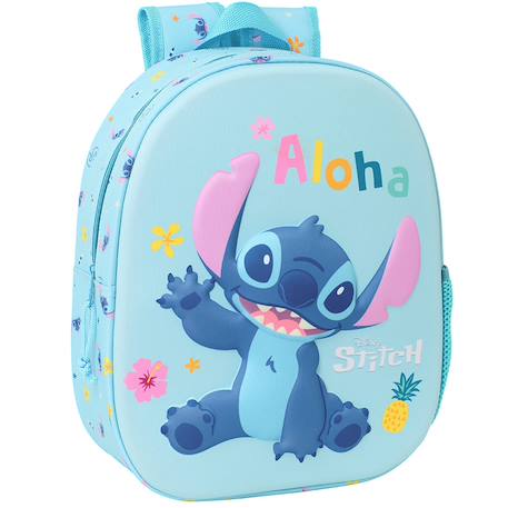Fille-Sac à dos maternelle fille stitch aloha avec bretelles réglables 30 cm