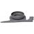 Mesureur d'eau escargot à ventouse pliable – jouet d’eau éducatif en silicone Anthracite grey 1 - vertbaudet enfant 