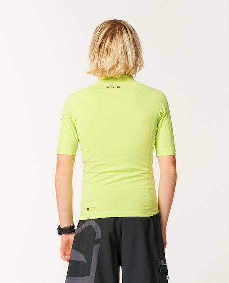 T-shirt anti-uv waves manches courtes garçon Lime 3 - vertbaudet enfant 