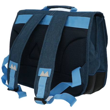Cartable poids plume confettis 38 cm haut de gamme (voiture) Bleu+Multicolore+Noir / bleu 4 - vertbaudet enfant 