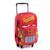 Trolley garçon 3d cars lightning mcqueen en polyester sac à dos roulettes Rouge 1 - vertbaudet enfant 
