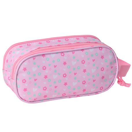 Trousse scolaire 3d en tissu Rose 2 - vertbaudet enfant 