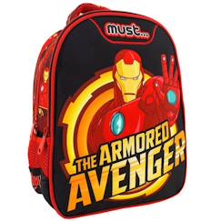 Sac à dos maternelle iron man avengers must – 31 cm – 4 led  - vertbaudet enfant